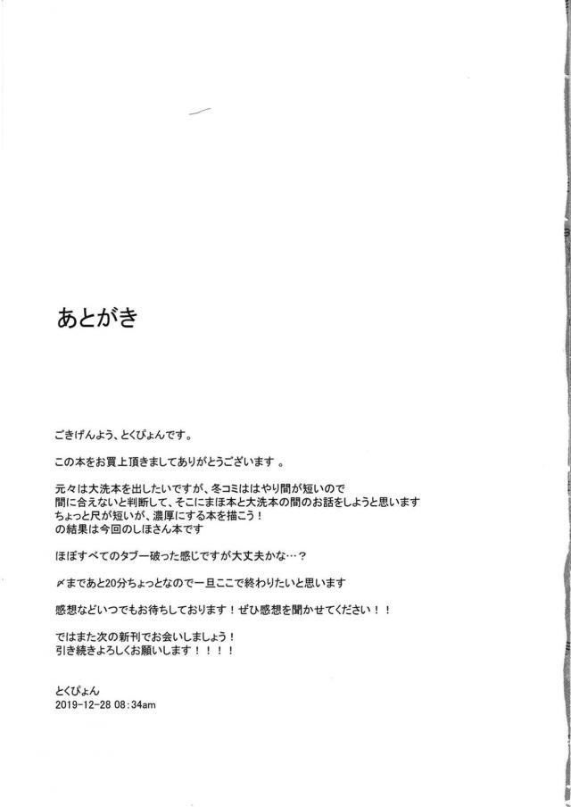 西住家では家元なのにしほママが全裸で犬小屋で飼われていて、娘たちに毎日調教されている。身体が火照ってしかたないしほママがおちんちんをおねだりするが分家の方々に止められているので、菊代さんとまほ姉とみほがペニバンを使ってかわるがわるなぐさめてあげていて、夜は犬に犯され眠りにつくしほママ！